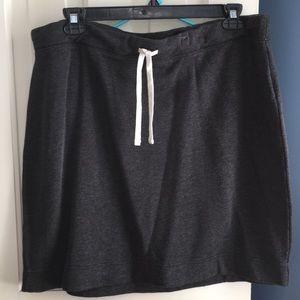 Gray casual skirt